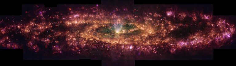 Galaxia de Sculptor capturada con gran detalle por el instrumento MUSE del VLT en el observatorio ESO.