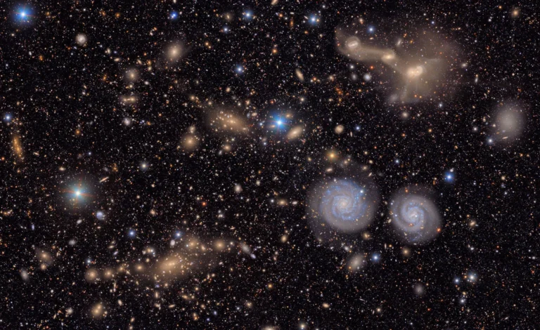Imagen capturada por el observatorio Vera Rubin